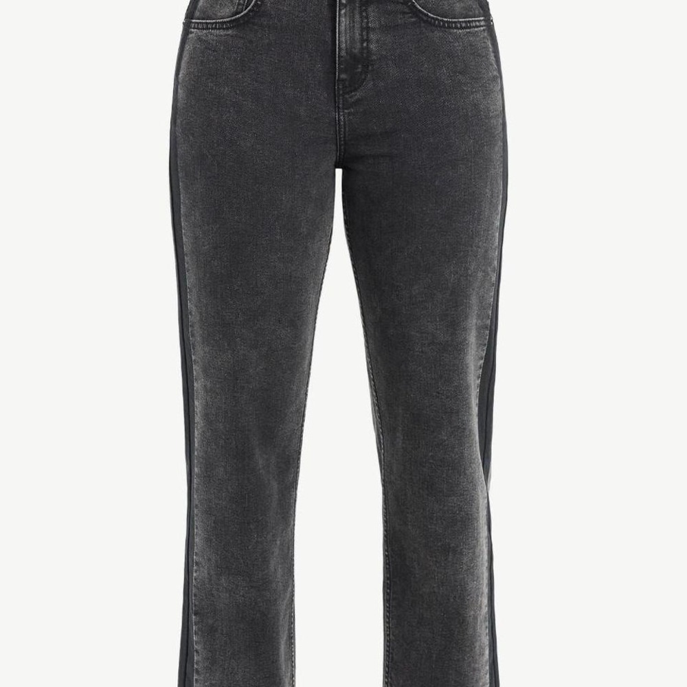 Women black jeans high rise